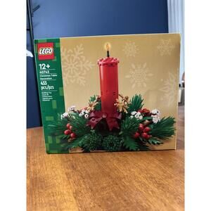 NEW! Lego, Christmas Table Decoration V39, Candle and Greenery, 40743